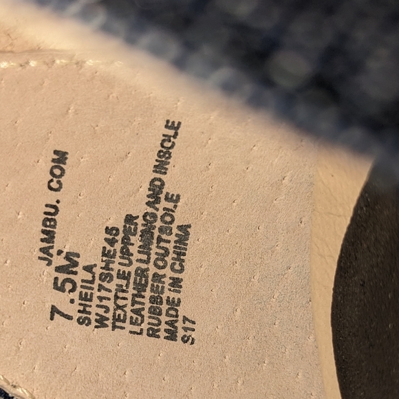 Womens JAMBA 7.5 M Denim Shelia Platform - Picture 5 of 5